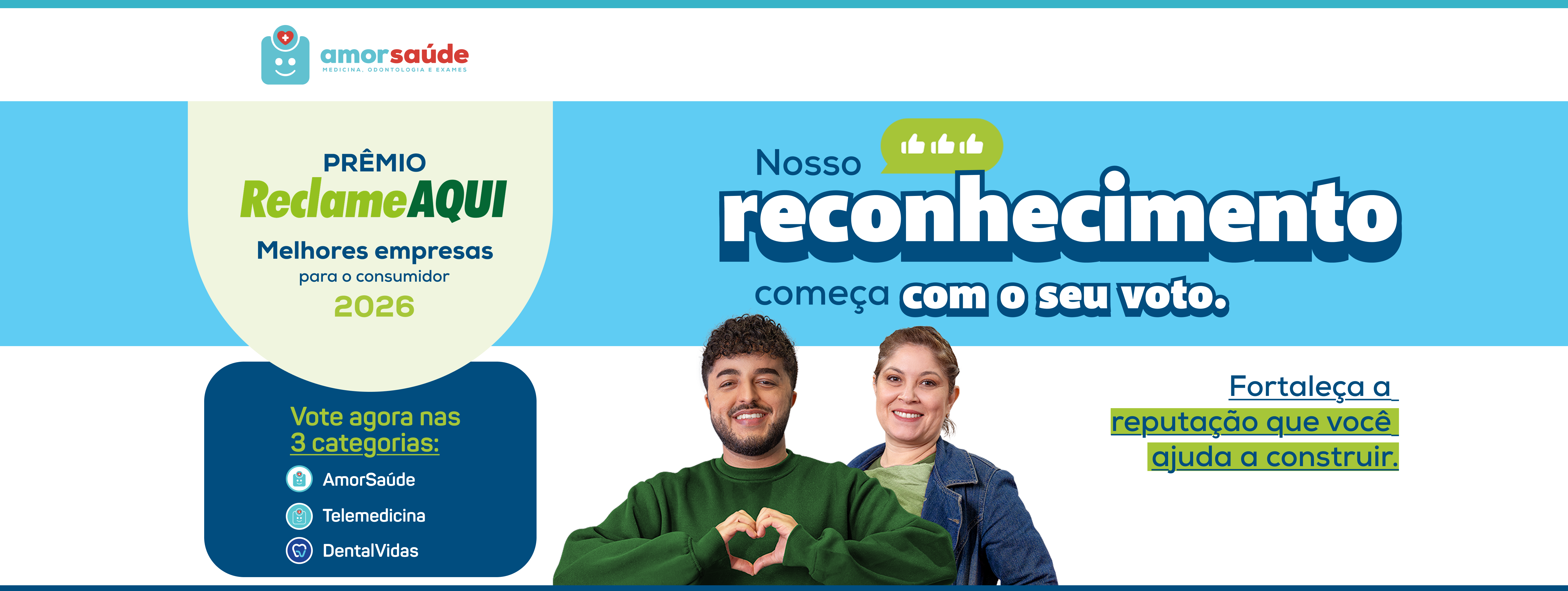 AmorSaúde - Prêmio Reclame AQUI 2026